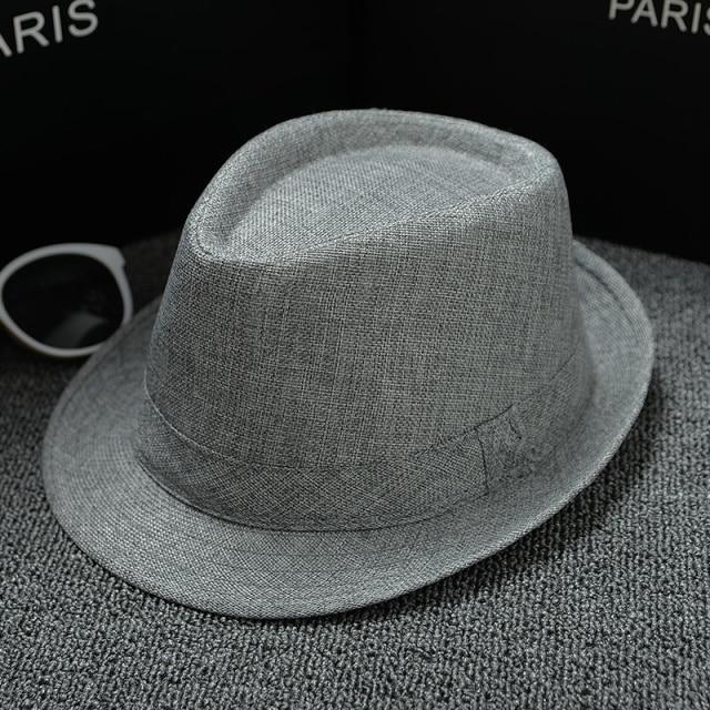 Chapeaux d'été multicolores en option, chapeau de paille solide pour femmes, Fedoras de plage décontractés, chapeaux de soleil Panama, casquettes de Jazz, chapeau de Style britannique