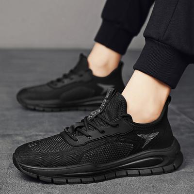 Scarpe casual traspiranti fly-woven quattro stagioni scarpe sportive outdoor moda running scarpe da uomo basse stringate mesh scarpe alla moda