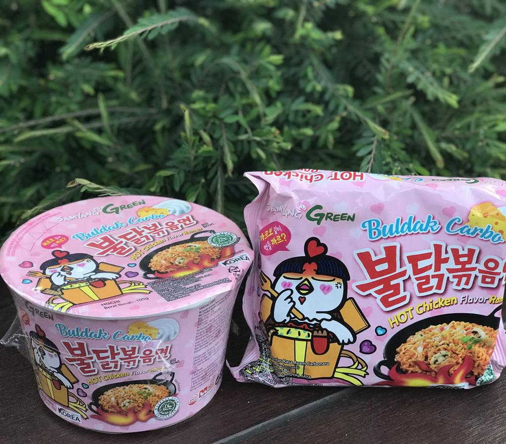 Samyang Carbo Hot Chicken Flavor Ramen In Large Cup / Small Cup / Bag / Kfood, Authentic Korean Food