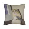 Hamster Faded Funny s Style Square Pillow Cases  Cushion Cover Fashion Zippered Decorative Pillowcase for Home cm