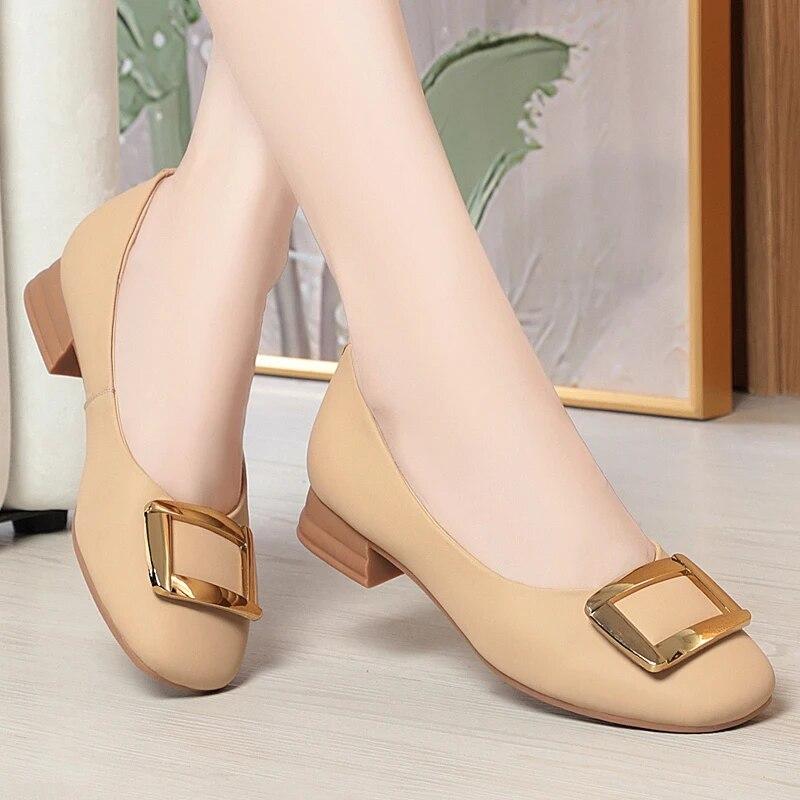 Čepice Boty Dámské Jarní novinka Nazouvací dámská obuv Soft Soled Loafers Women