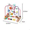 Bead Maze Puzzle Toy Fine Motor Skills Wooden Educational Abacus Circle for