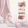 1 Set Large Capacity Headband Holder Hook Up Wall Hanging Storage  Girls