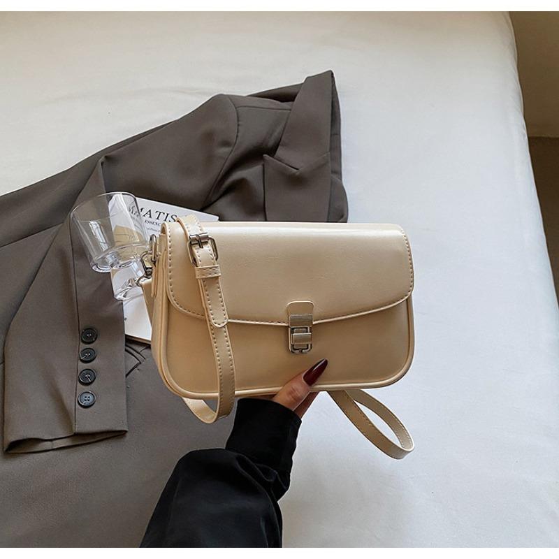 Fashion Versatile Small Square Bag Spring New High-end Simple Casual Shoulder Bag Trendy Messenger Bag