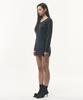 Podeowedeo Hairy Knit Dress (Charcoal)