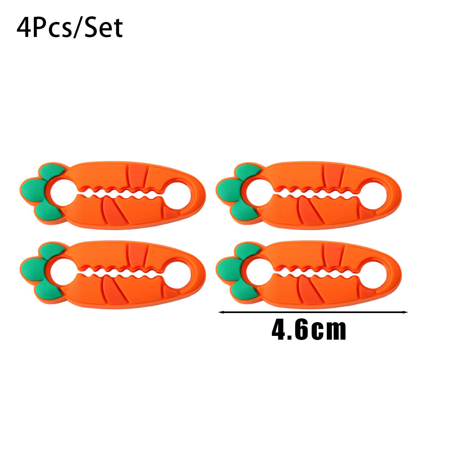 Car Door Shock Absorption Buffer Carrot Anti-collision Silicone Pads Universal Cartoon Motors Door Lock Sleeve Protective Pad