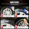 Tire renewal wax, shiny black, long-lasting tire gloss and protection, restores tire appearance and prevents cracking and aging