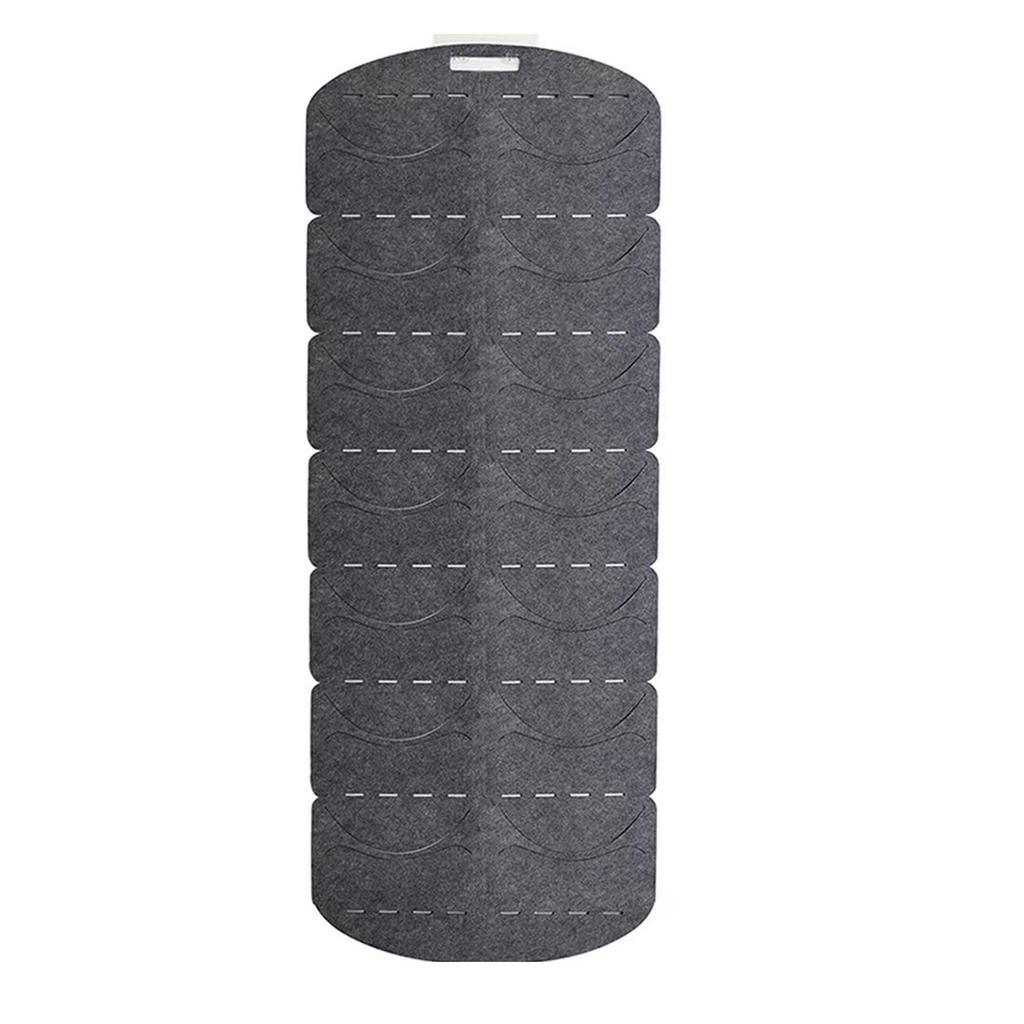 7/14 Grids Large Baseball Display Rack Door Back Wall Non-woven and Display Baseball Storage Hat Organizer Storage Hanging