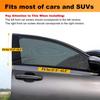 Universeller einziehbarer Auto-Fenster-Sonnenschutzvorhang - Elastisches Netz-Sonnenvisier für Camping und mehr