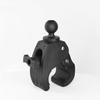 Off-Road Vehicle Quick Release Ball Head Clamp, Compatible with 18-53mm Round Tube Motorcycle Handlebar - Large Mouth Clip Bracket.