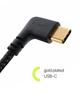 Zeskit MFi Certified Lightning to USB C Right 10cm Braided Cable, Angle,