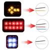 19LED Car Trailer Truck Rear Tail Light Brake Reverse Lamp Stop Turn Signal For Trailer Truck Caravans Taillights Van Truck