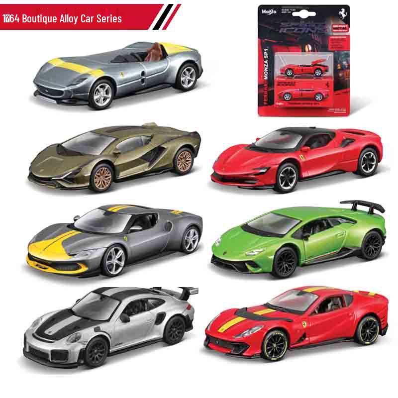 

Maisto 1/64 Модель спортивного автомобиля из сплава: Porsche, Lamborghini, Ferrari Игрушка