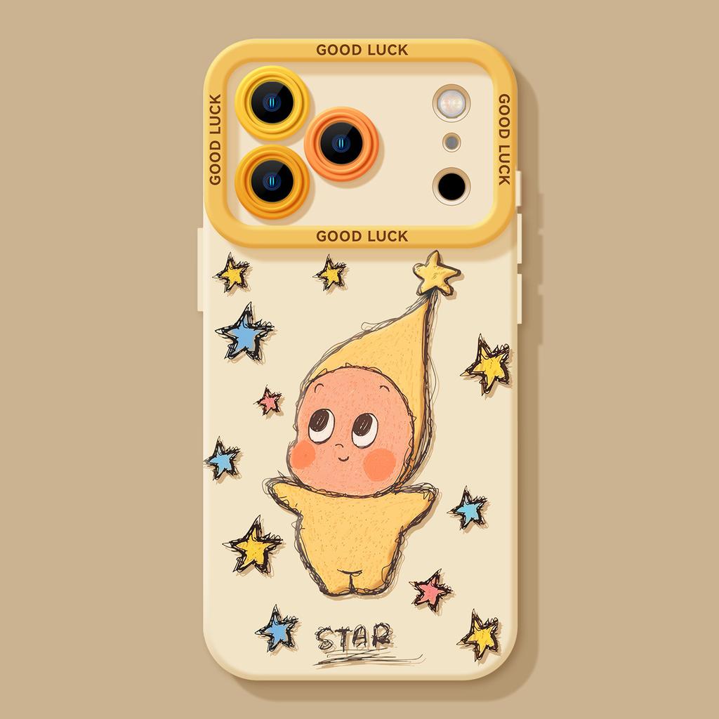 Apple Mobile Phone Case 17 Doll Suitable for iPhone16promax Girls High-value Magnetic Suction Bracket Soft Case