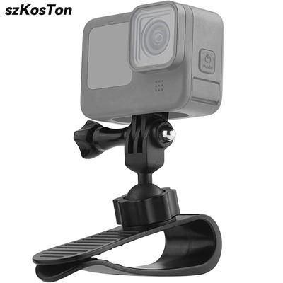 Automašīnas saulessarga kameras stiprinājums ar tālruņa klipsi mobilajam tālrunim GoPro Hero 13 12 11 10 9 Insta360 X4 X3 DJI Action 3 4 piederumi