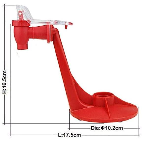 Creative soda cola Drinker Inverted Drinker Faucet Simple Switch Drinker Soda Dispenser Bottle Coke Upside Down Drinking Water Dispense Machine Party