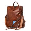Women's Backpack Retro Backpack Multi-functional PU Time Shoulder Bag