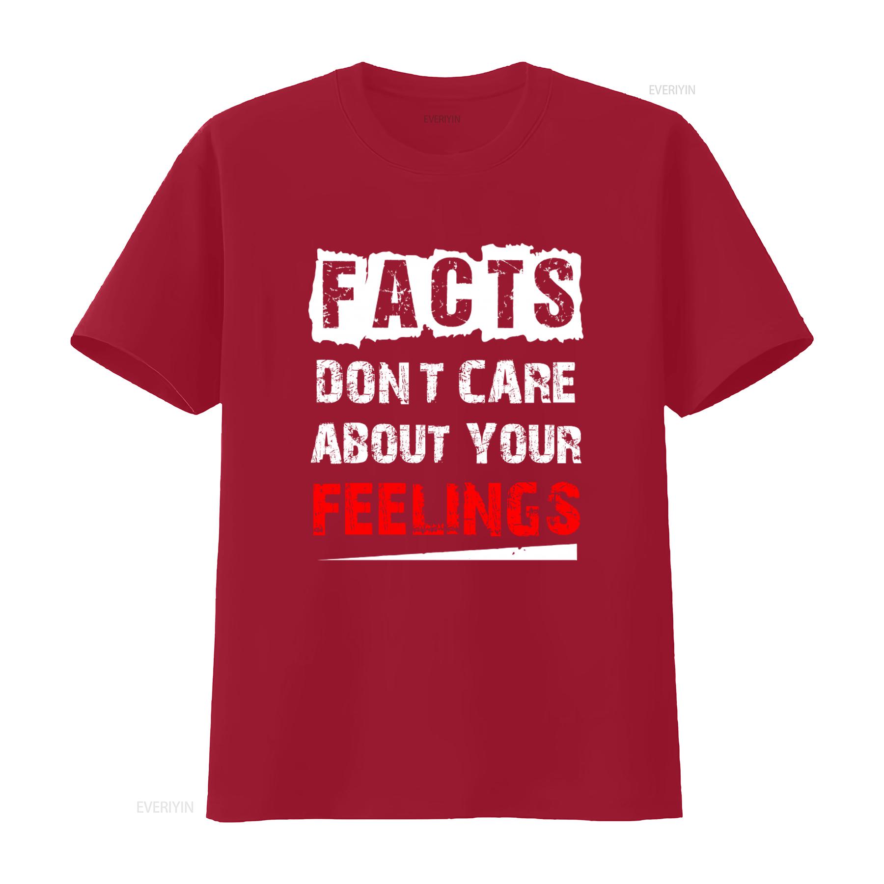 

Facts Dont Care About Your Feelings T shirt for Fashion Casual J93I vintage Washed graphic Comfortable fashion Breathable S