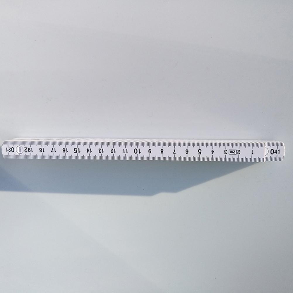 2 Meter Faltenmaßstab ABS-Kunststoff Doppelseitig Falten Falten