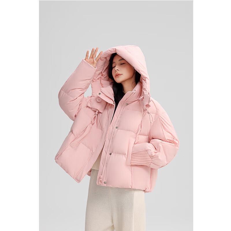 

Женский короткий пуховик с капюшоном YAYA для миниатюрных