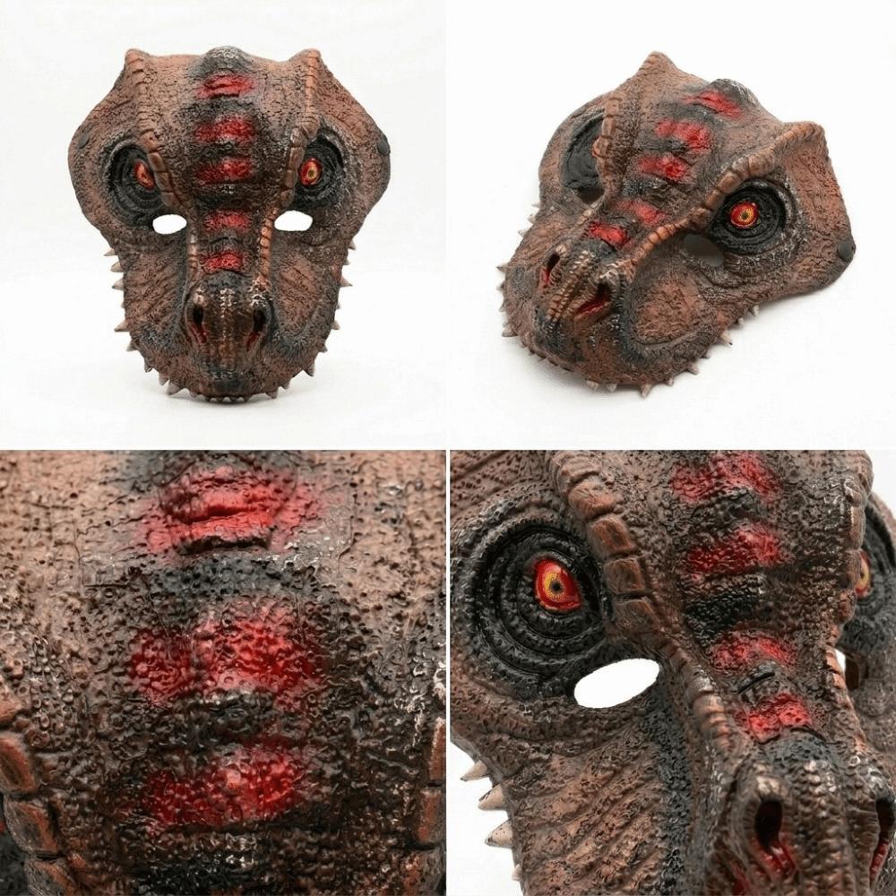 Masque réaliste de Tyrannosaure Rex Masque d'horreur pour Cosplay Masque de jeu de rôle Masque de dinosaure Carnaval