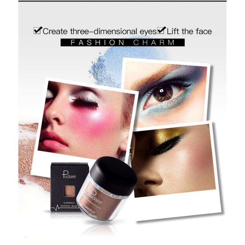 Makeup Diamond Bright Powder Eye Shadow Powder Pearl Light Matte Thin Flavored Eye Shadow Glitter Sequins