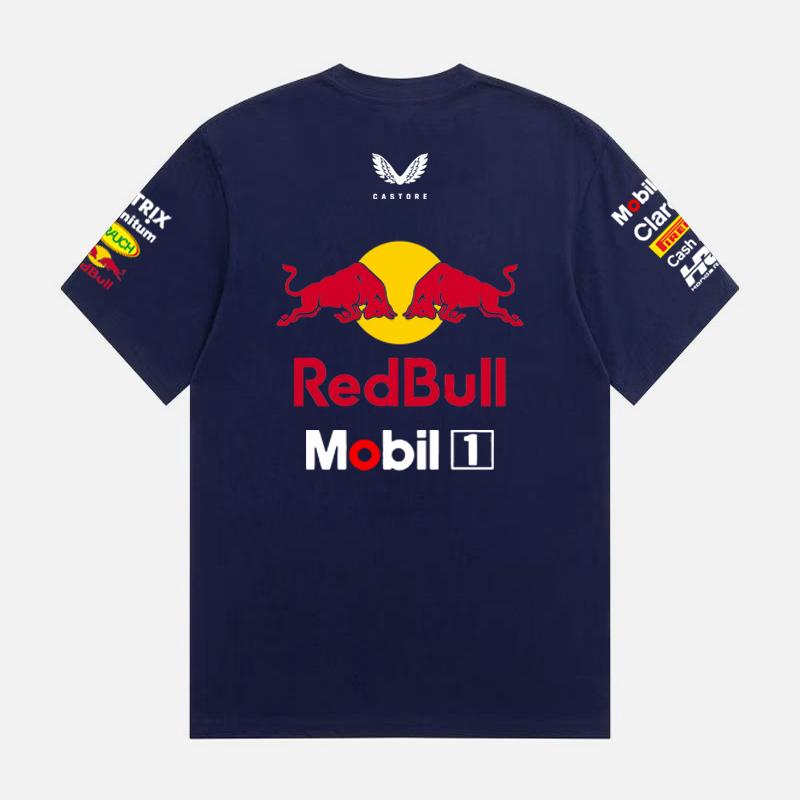 Καλοκαίρι 2026 Φόρμα Αγώνων F1 Red Bull Vestapan Ομάδα Στολή T-shirt Κοντομάνικο T-shirt Στρογγυλή Λαιμόκοψη