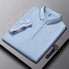 Summer Men's Polo Shirt with A Lapel Collar and A Loose Fitting Half Sleeved Business Casual Short Sleeved Shirt