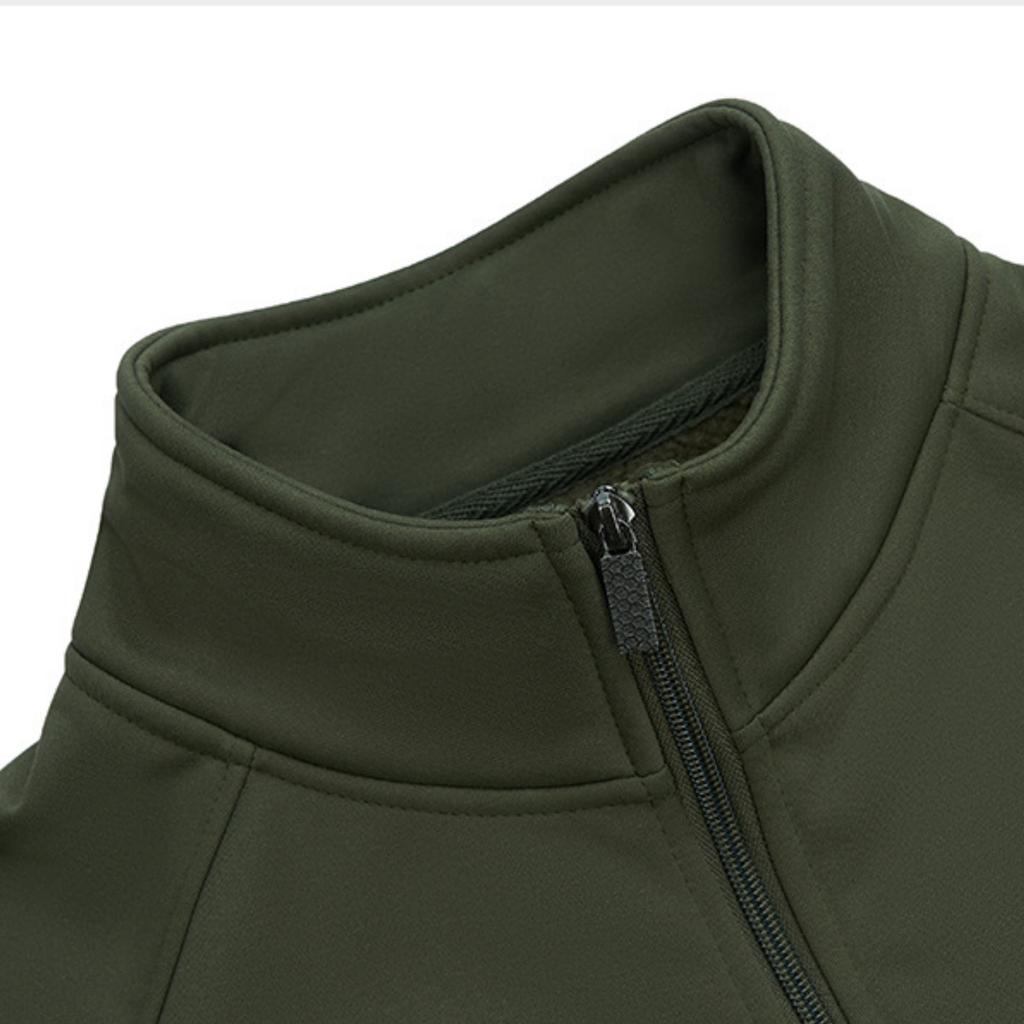 Men's Casual Fleece And Thickened Sportswear Set, Solid Color Long-sleeved Zipper Jacket, Drawstring Sweatpants Two-piece Set