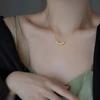 Eco-friendly Glitter Bead Necklace: Elegant & Versatile Clavicle Chain for Women