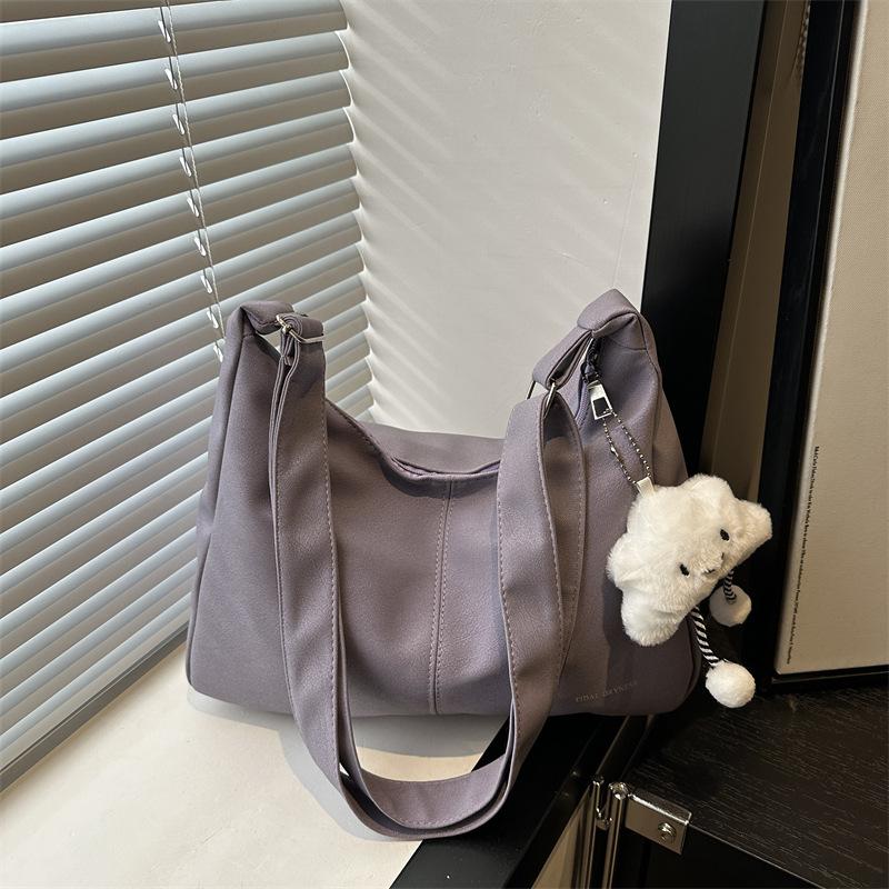 New Korean Version Large-capacity Bag Women's Bag Fashionable Personalized Tote Bag Texture Casual Simple Messenger Bag Bag