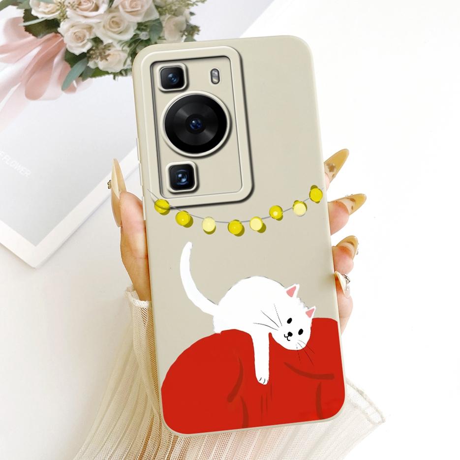 For Huawei P60 Pro Case MNA-AL00 MNA-LX9 Cute Rabbit Cartoon Cover Soft TPU Phone Case For Huawei P60 Art P 60 Pro Fundas Bumper
