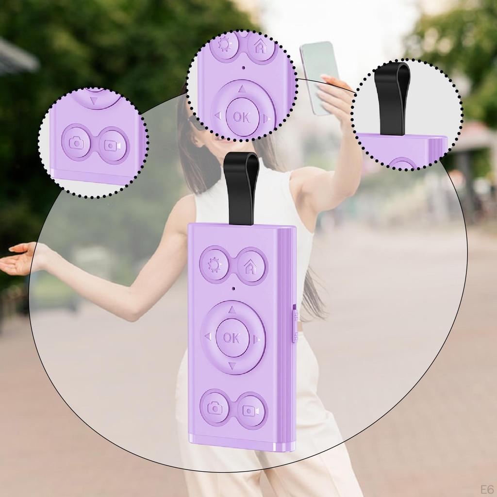 Convenient Remote Control for [unclear], Multifunctional, Video Scrolling, Easy To Use, , Selfie