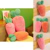 Ultra Soft Carrot Shaped Plush Pillow Stuffed Toy With Down Cotton Cute Gift