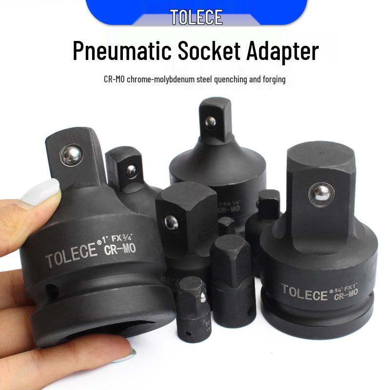 Socket Wrench Adapter: 1/2" To 3/8" To 1/4" Drive Reducer for Air Impact Wrench