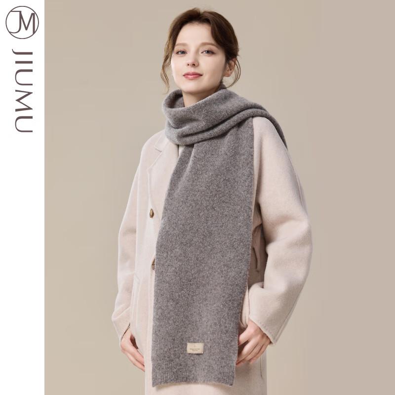 

JIUMU Women s Autumn/Winter Wool Knitted Scarf One Size