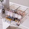 Transparent Drawer Type Storage Box Acrylic Makeup Storage Drawers Desktop Organizer  for Home