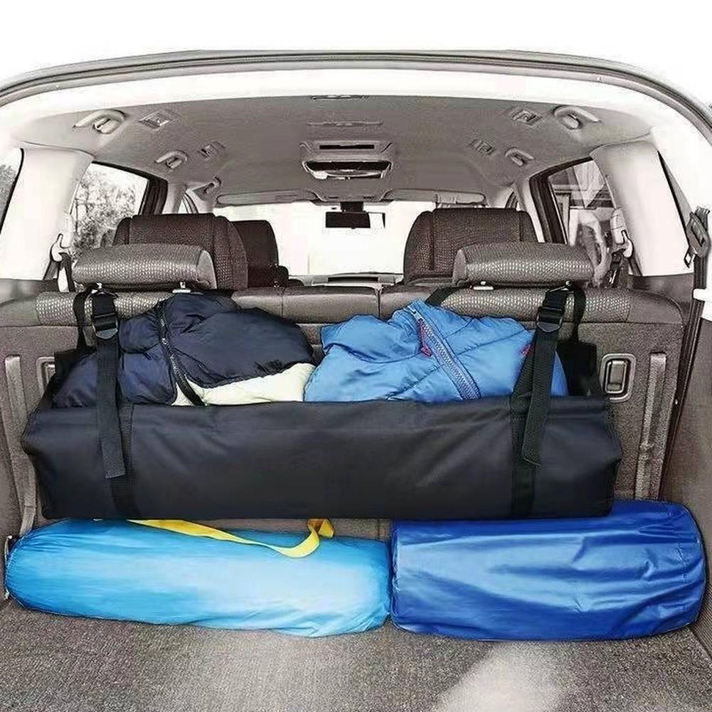 Car Trunk Organizer Bag Made of Waterproof Oxford Fabric with Hanging Design and Sturdy Handles for Efficient Storage