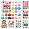 Dumpling Squeeze Toy Countdown Calendar Cartoon Steamed Bun Stress Relief Fidget Toy 24 Days Countdown Box Party Favors