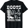 Lustige Cowgirl Stiefel Glitzer Frauen Geschenk S Liebe Landleben T Shirt Vintage Slightly Soft Top For Everyday Wear