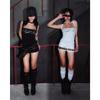 2KWEIRD Y2k Harajuku Letter Print Punk Vest Casual Trash Gothic Crop Top Street Wear Hip-hop Sleeveless Retro Vest Fashionable 2000s Top