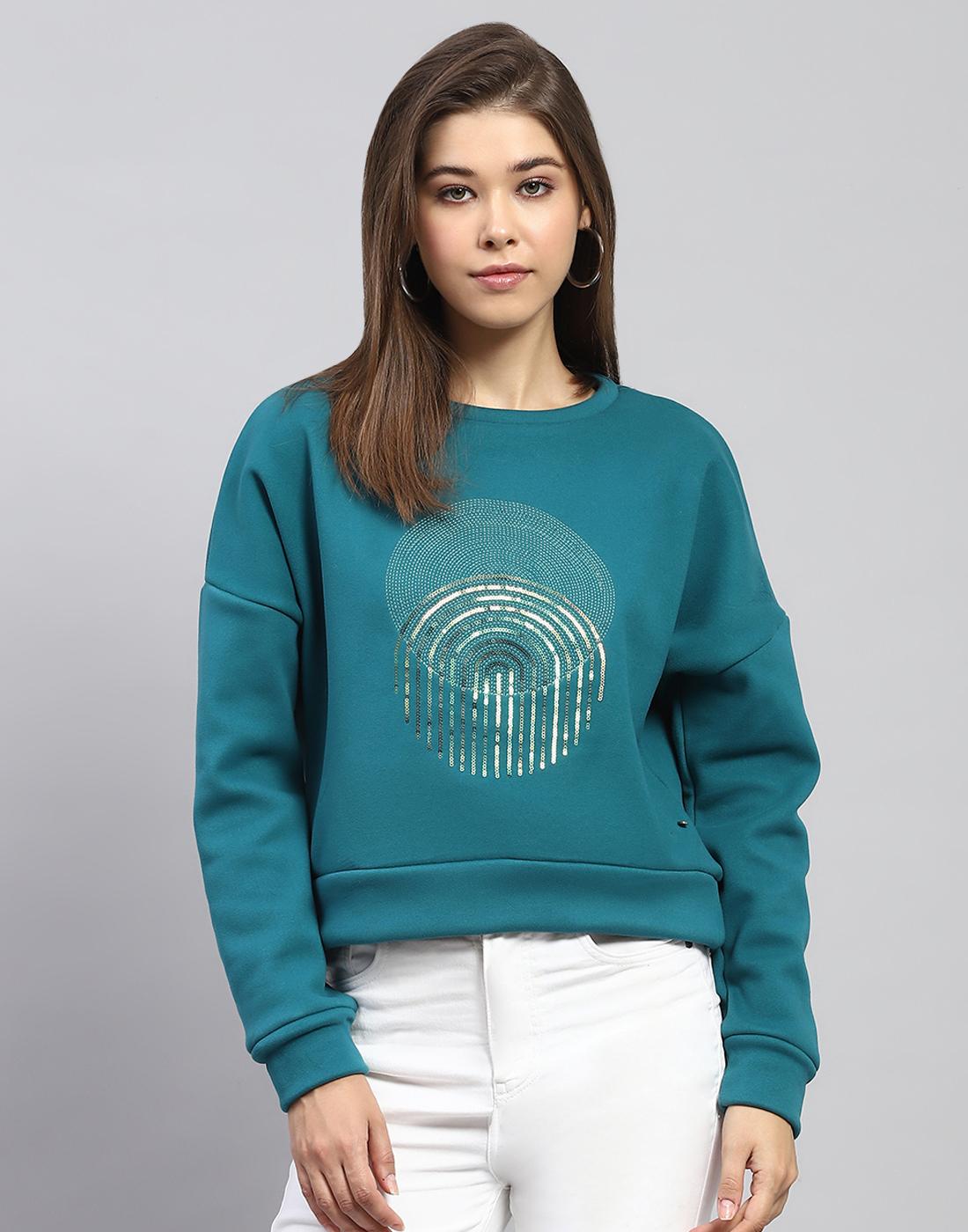 

MONTE CARLO Женский свитшот стандартной посадки L зелёный