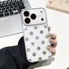 Luxury Glitter Polka Dot Phone Case for iPhone 17 16 15 14 Pro Max Sweet Cute Camera Protection Shockproof Bumper Cover Funda