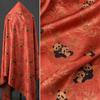 Xiangyunsha Panda Pattern Jacquard Fabric for DIY Sewing Suitable Chinese-style Cheongsams, Coats, Tang Dynasty Vests Dresses