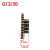 G12/30 Metal Dual Pinion Reduction Box Gear 30T 0.8M OD25.4mm + 12T 1M Od6.1mm DIY Repair Accessories 30124B