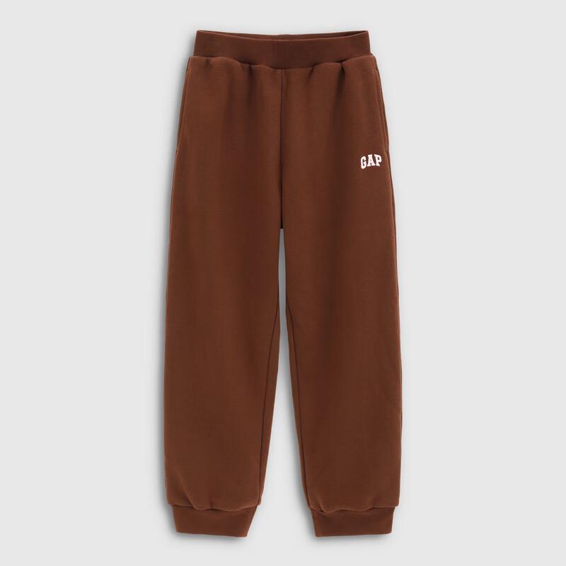 Gap Girls' Embroidered Logo Fleece Cuffed Sweatpants