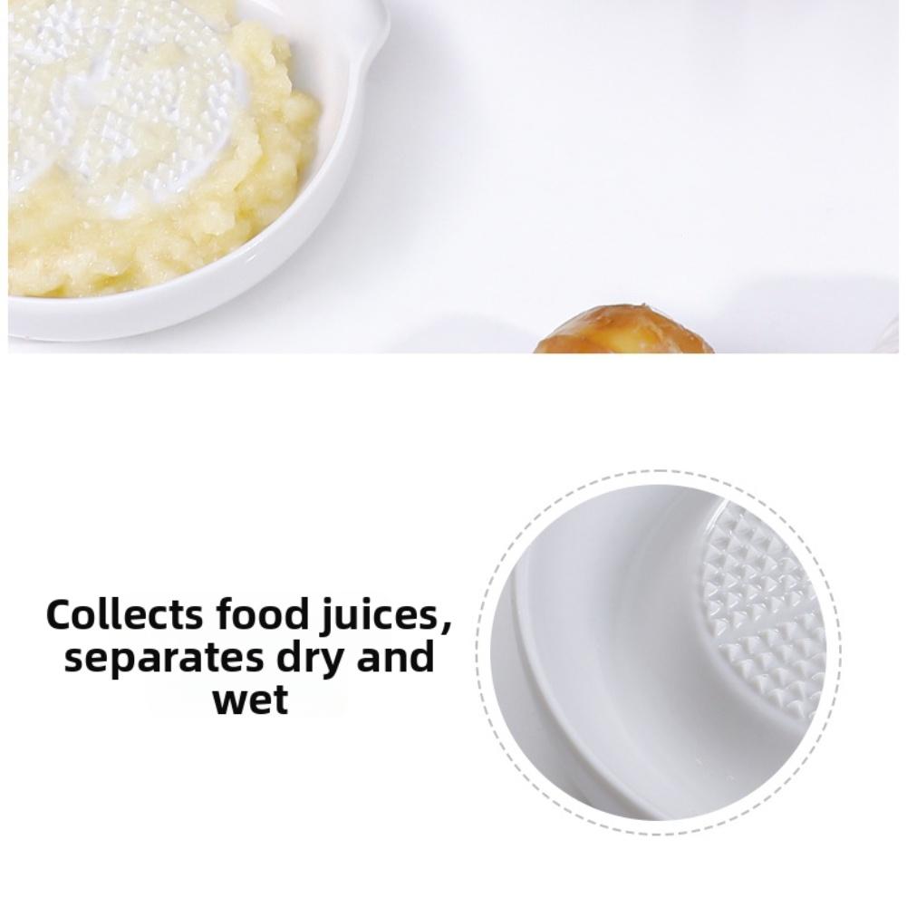 Compact Design Porcelain Grater Dishwasher Safe Easy To Clean