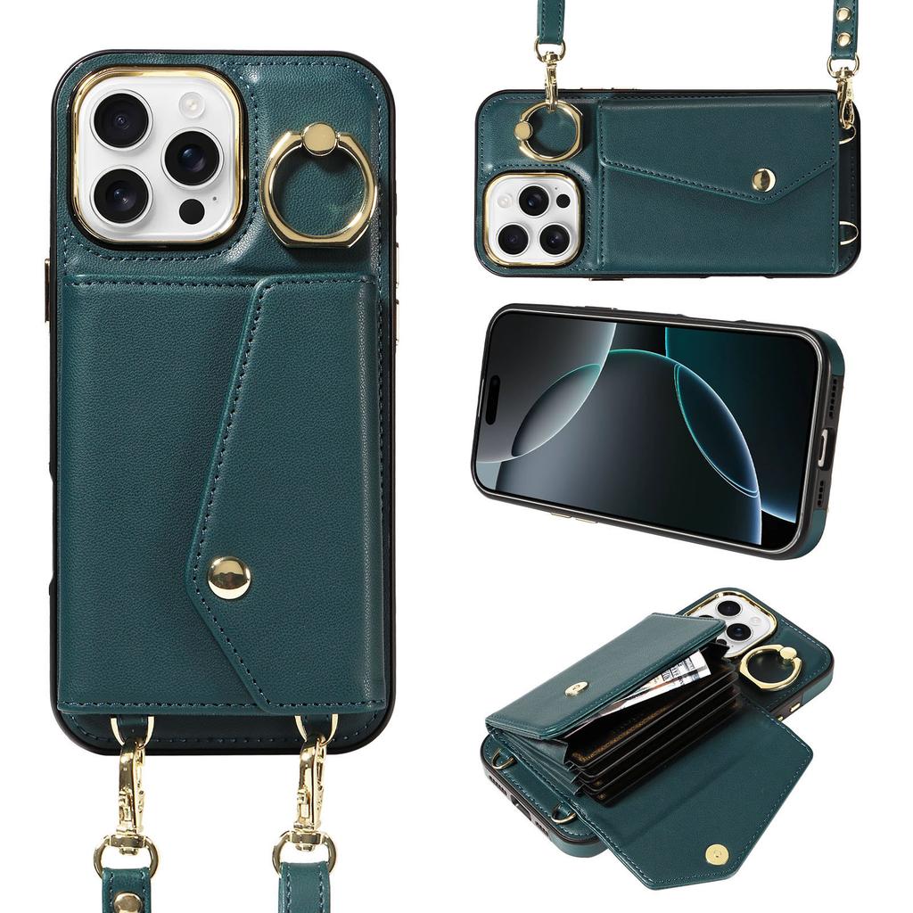 Compatible with iPhone 16 Pro Accordion Phone Case, Apple 15 Crossbody Phone Case, iPhone 14 Protective Case
