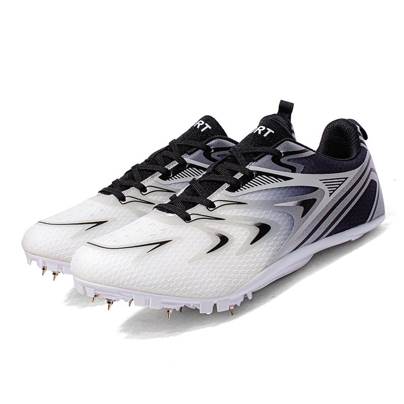 Track Field Shoes 8-Spike Running Sneakers Professional Sprint Race Spiked Shoes Training Sports Shoes Non-slip Trainers