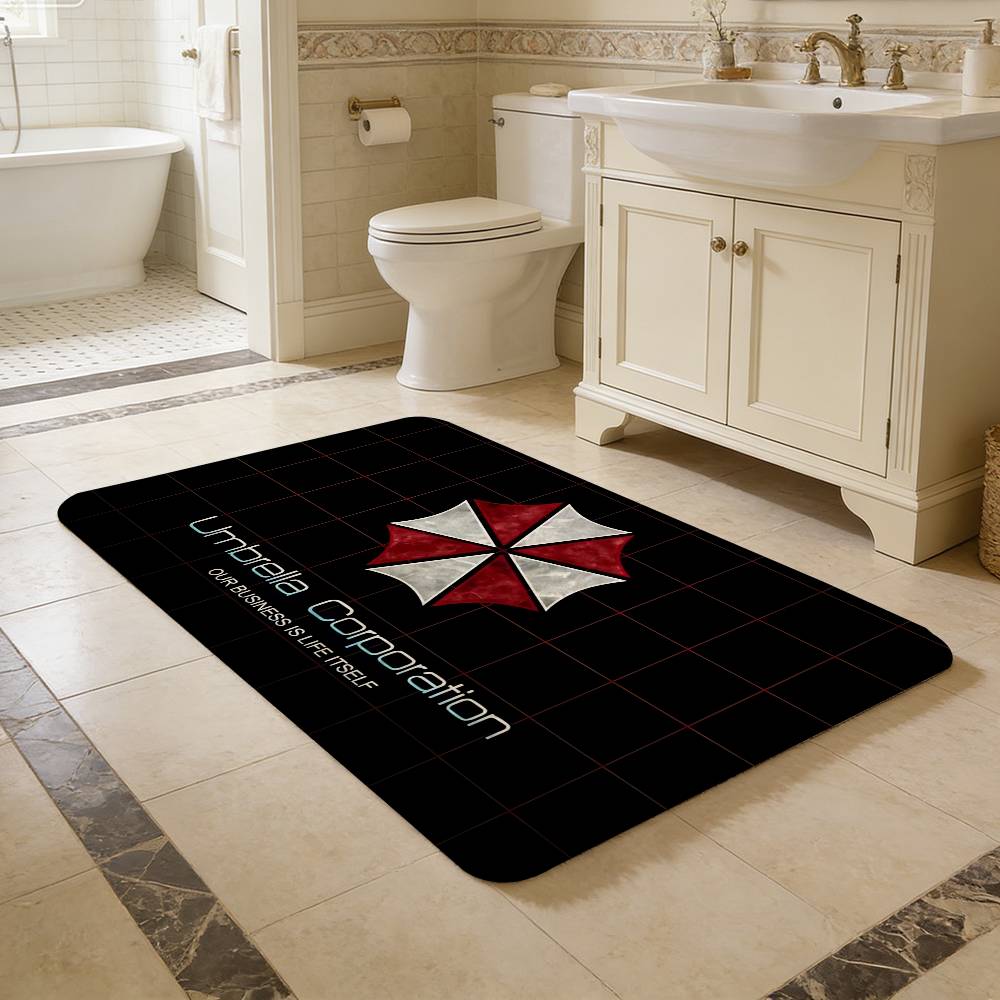 Virtual Company U-umbrella C-corporation Door Mat Kids Room Bedroom Decoration Balcony Anti-Slip Doormat Room Doormat Area Rug